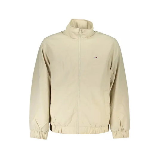 Tommy Hilfiger Beige Polyamide Men Jacket Tommy Hilfiger