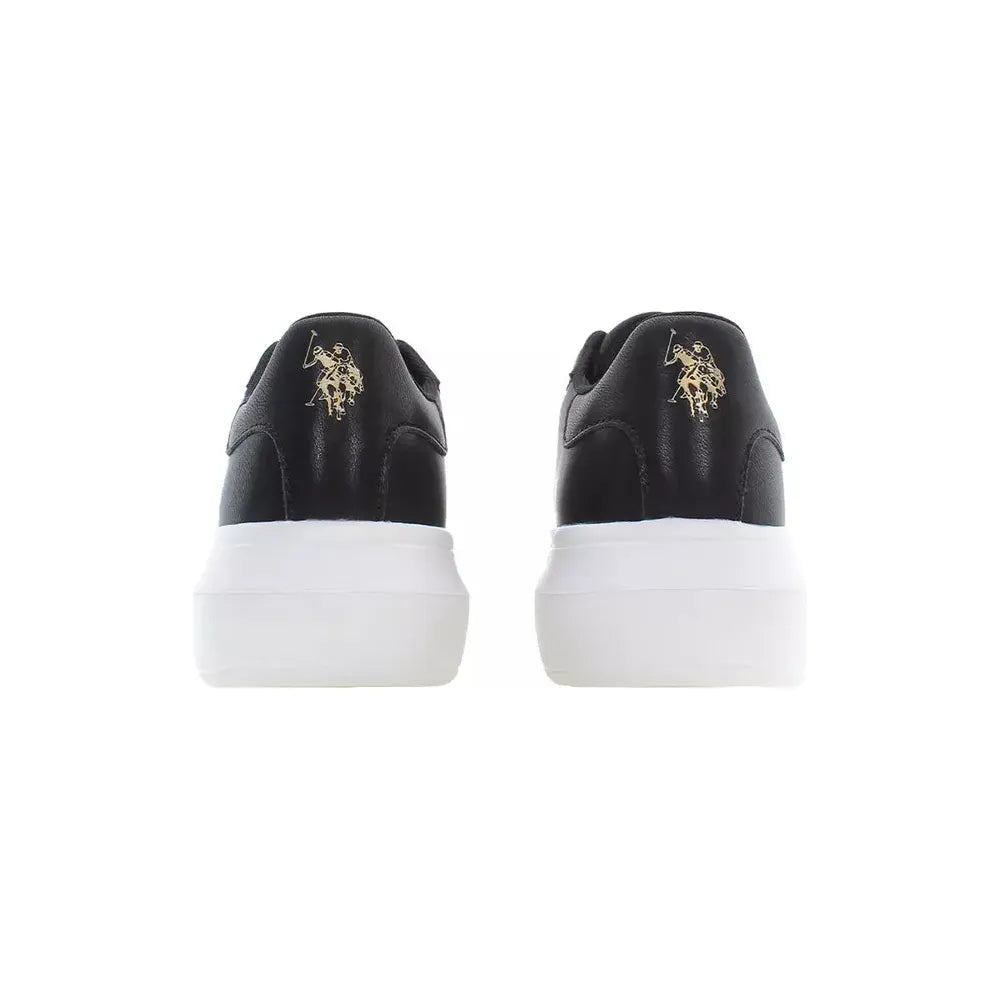 U.S. POLO ASSN. Black Polyester Women Sneaker