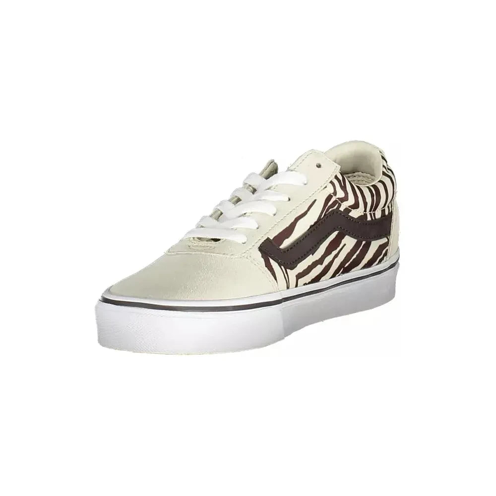 Vans Beige Leather Women Sneaker Vans