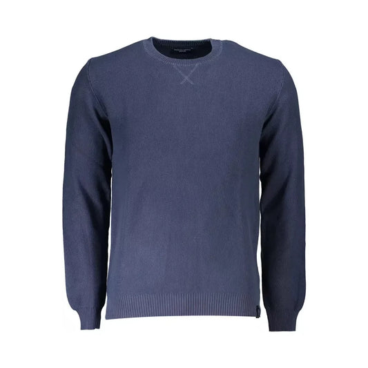 North Sails Blue Cotton Men Sweater North Sails