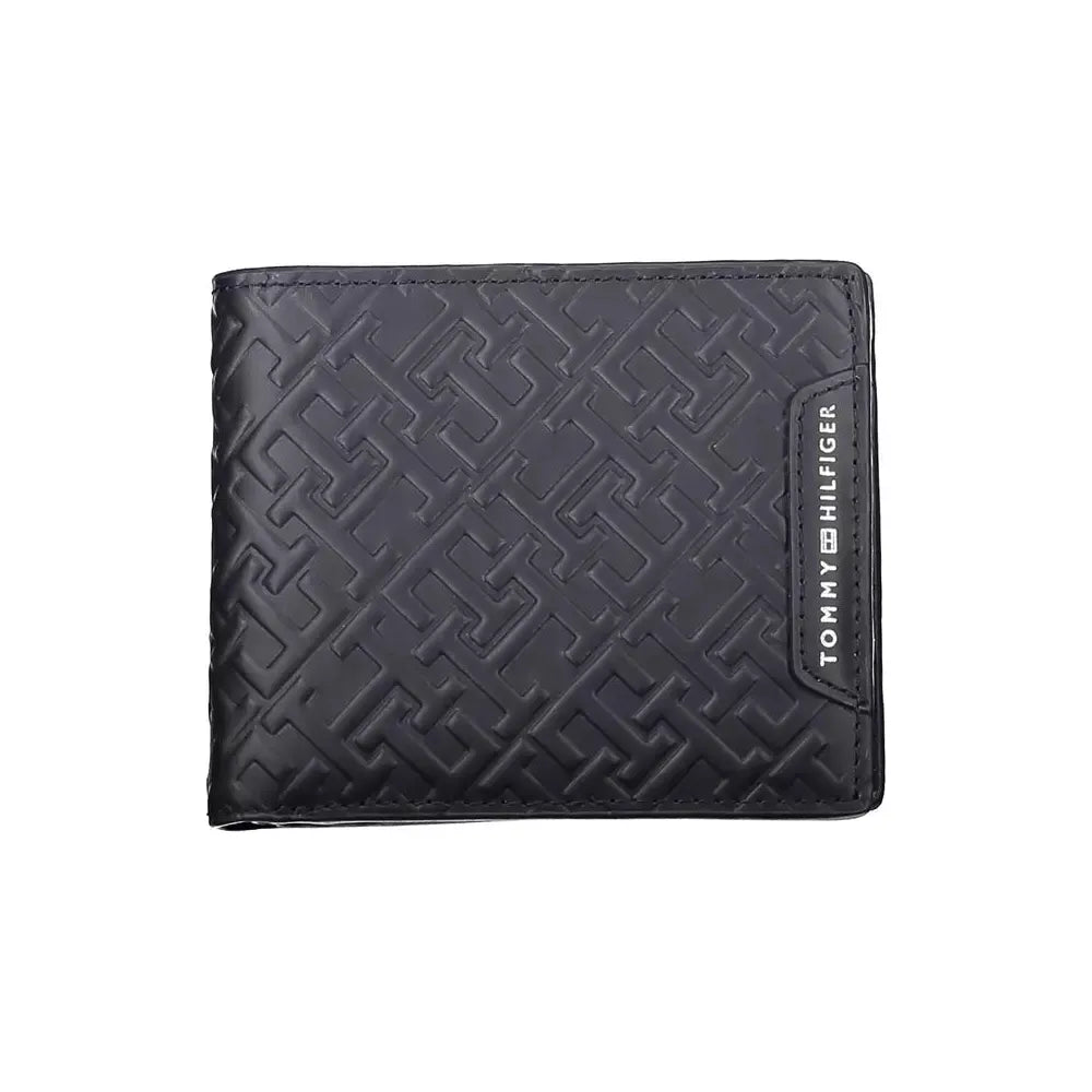 Tommy Hilfiger Blue Leather Men Wallet Tommy Hilfiger