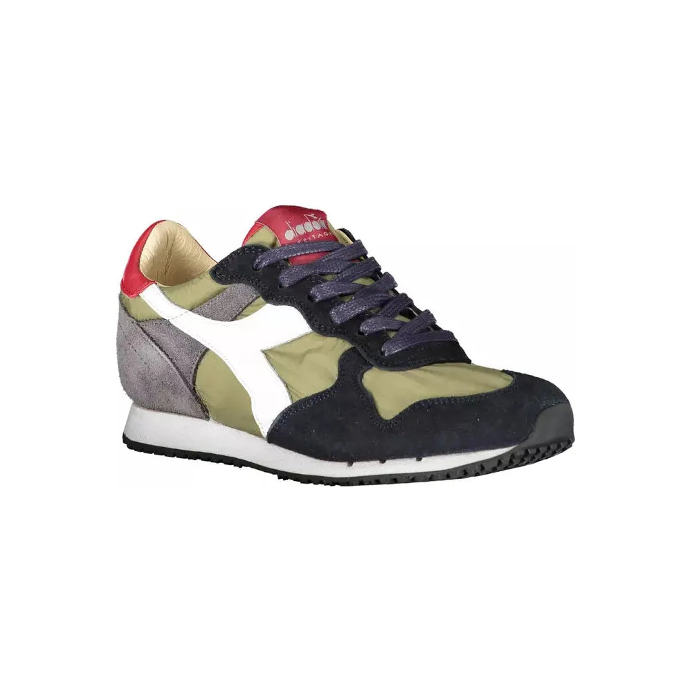 Diadora Green Leather Women Sneaker Diadora