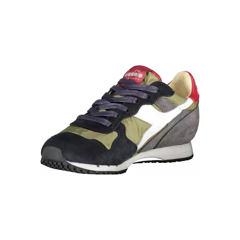 Diadora Green Leather Women Sneaker Diadora