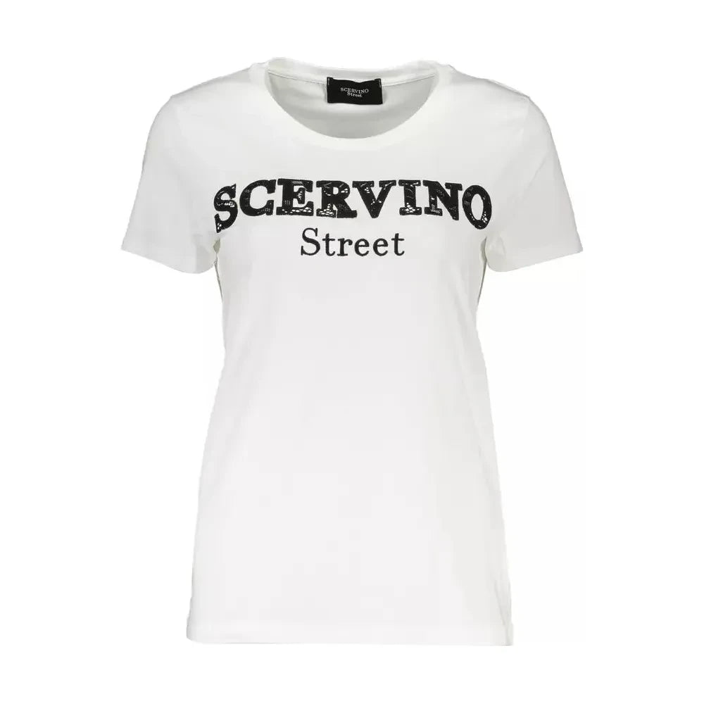 Scervino Street White Cotton Women Top Scervino Street