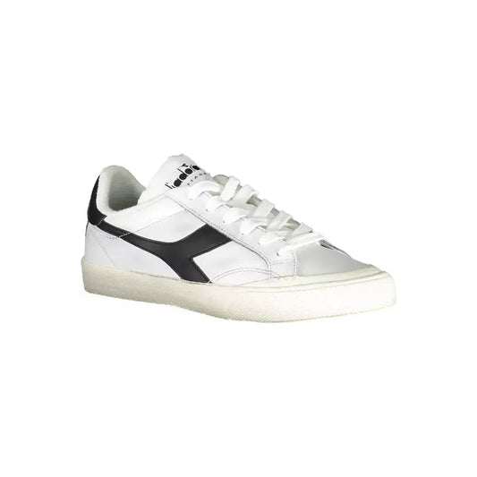 Diadora White Leather Women Sneaker Diadora