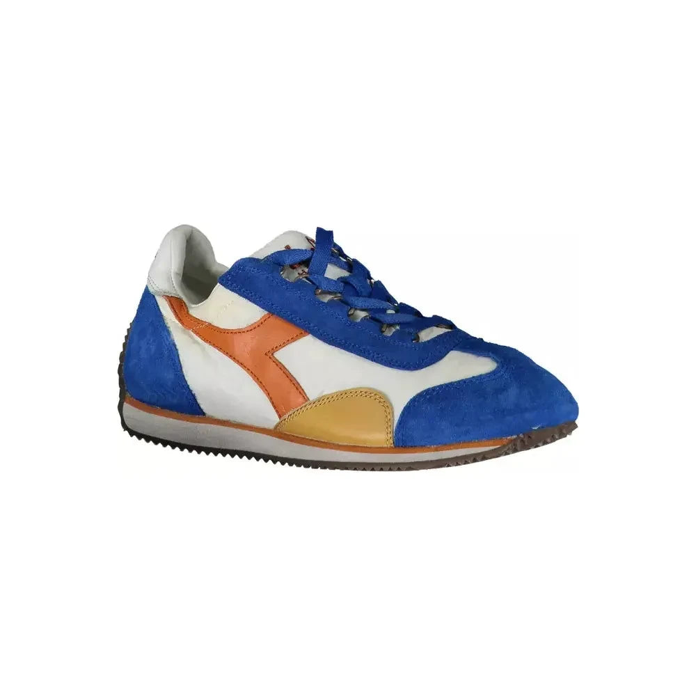 Diadora Blue Leather Women Sneaker Diadora