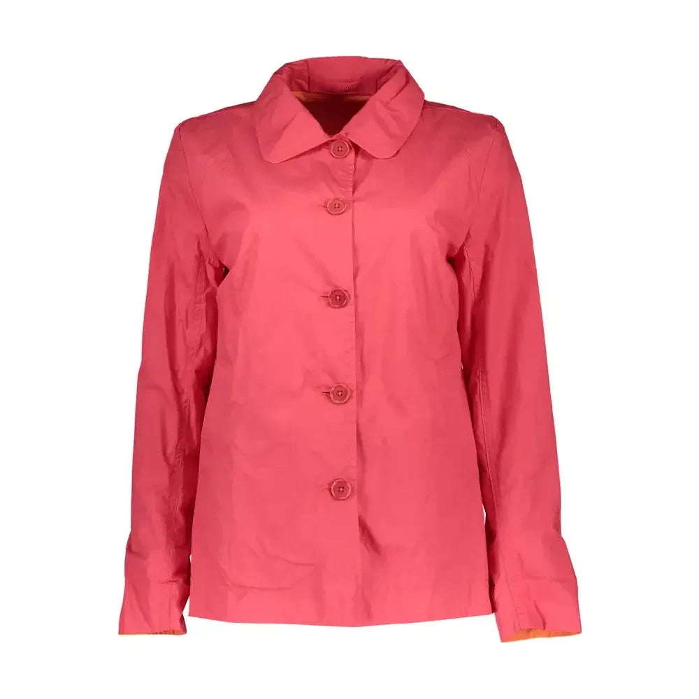 Gant Red Cotton Women Jacket Gant