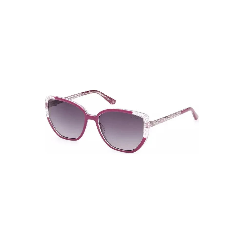 Guess Jeans Purple Injected Women Sunglass Guess Jeans