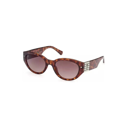 Guess Jeans Brown Injected Women Sunglass Guess Jeans