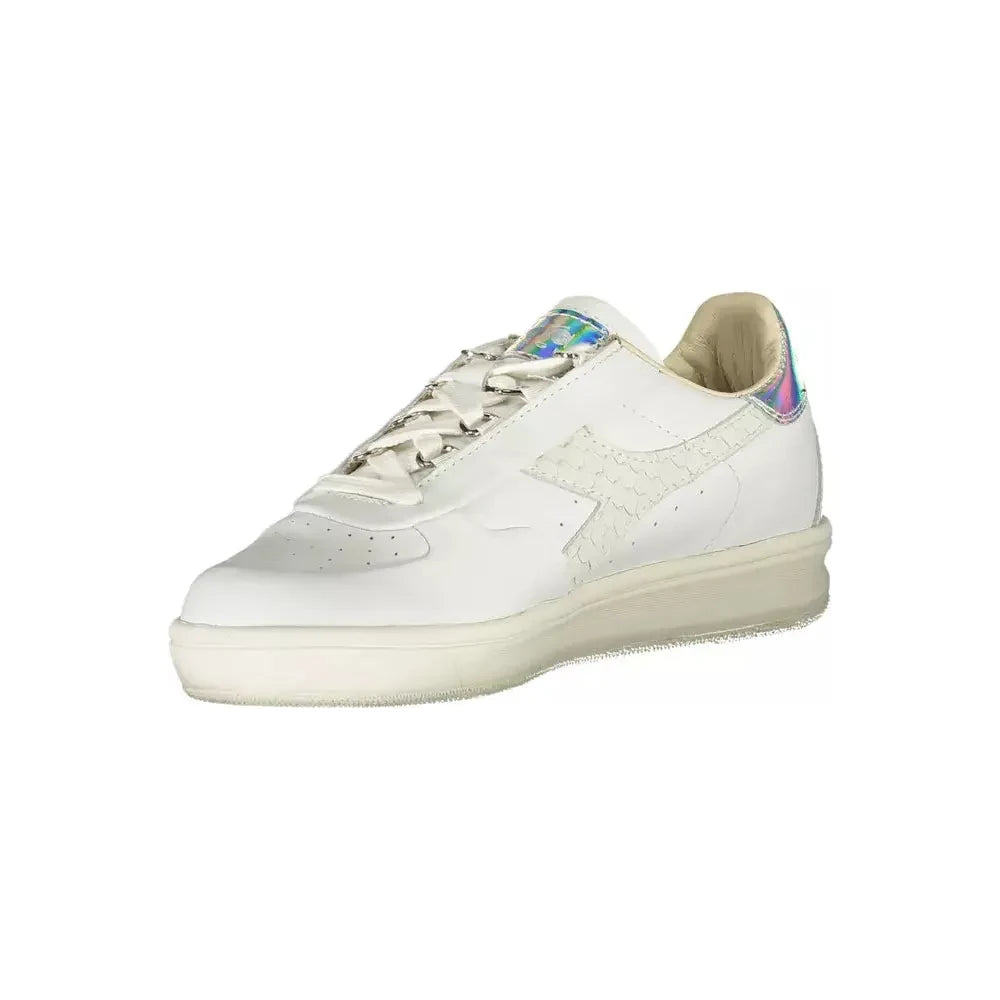 Diadora White Leather Women Sneaker Diadora