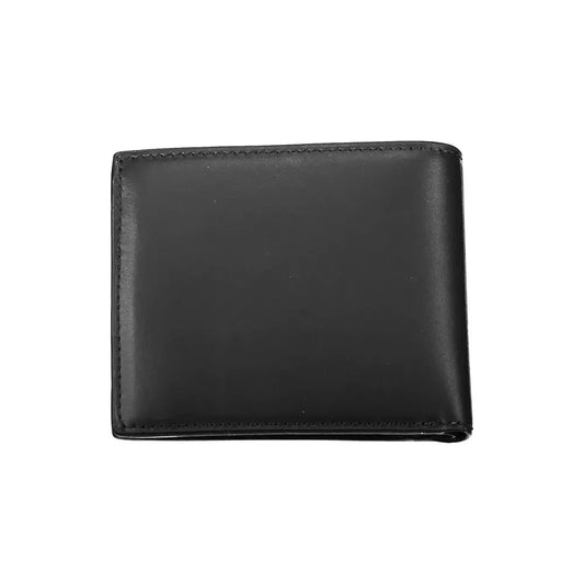 Tommy Hilfiger Black Leather Men Wallet Tommy Hilfiger