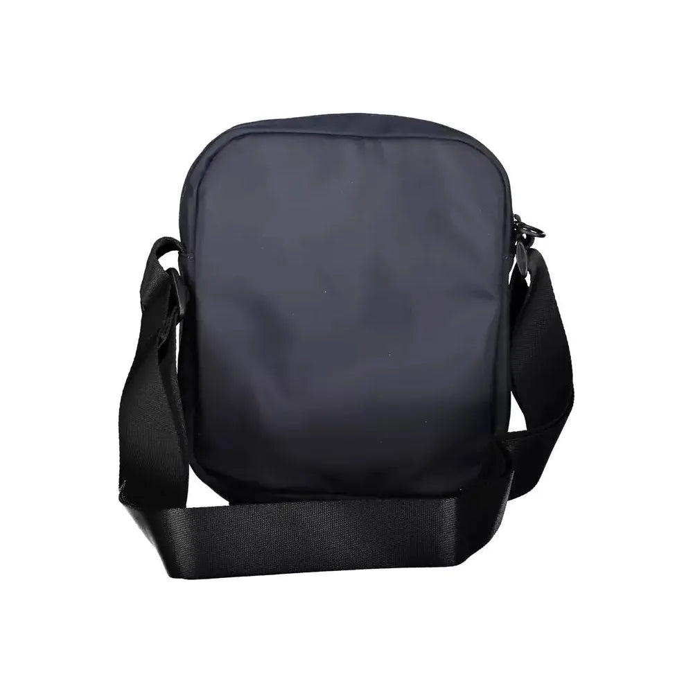 Front view with bag zipped and handles upright.