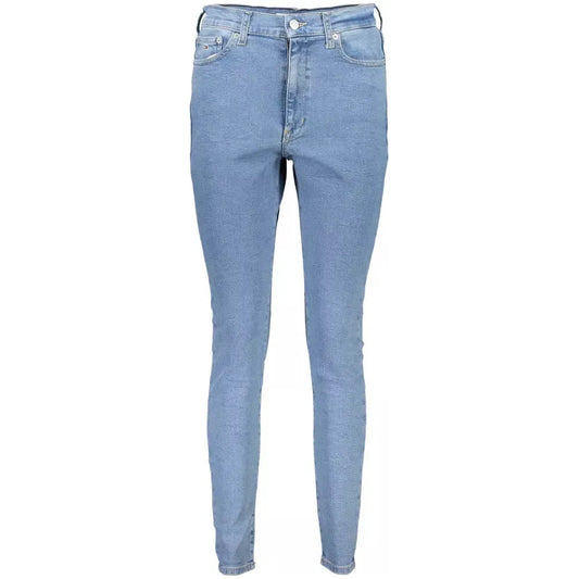 Tommy Hilfiger Light Blue Cotton Women Jeans Tommy Hilfiger