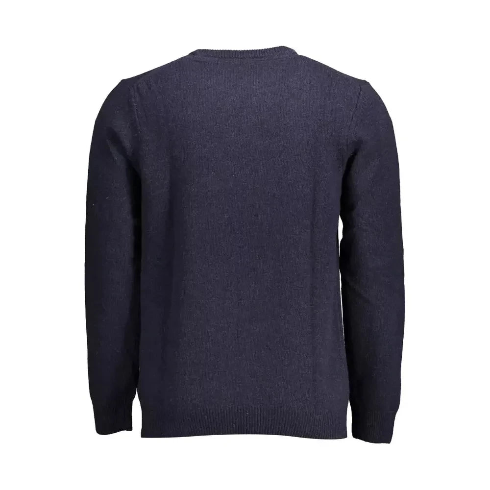 Lyle & Scott Blue Wool Men Sweater Lyle & Scott