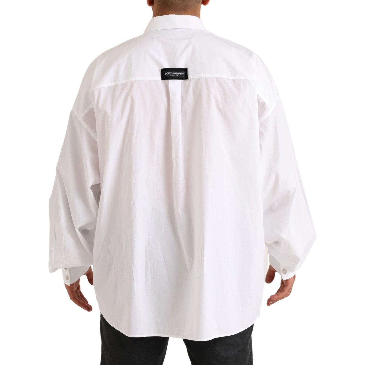 Dolce & Gabbana Elegant White Cotton Formal Shirt Dolce & Gabbana