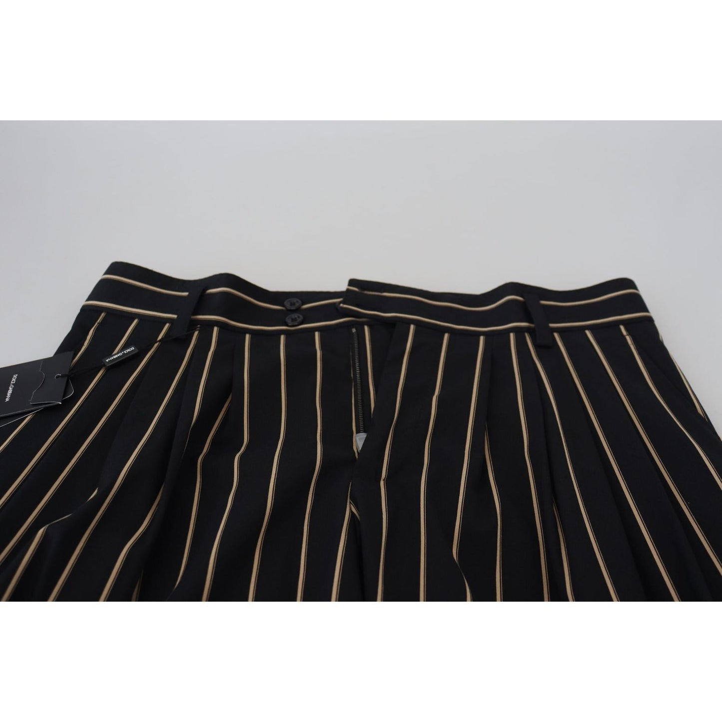 Dolce & Gabbana Elegant Striped Chino Tapered Pants Dolce & Gabbana