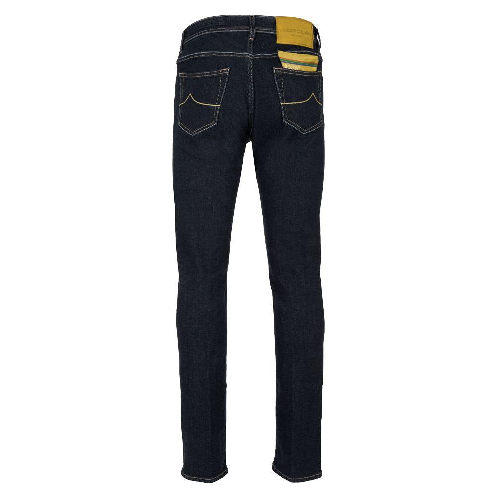 Jacob Cohen Elegant Slim Fit Dark Blue Designer Jeans Jacob Cohen