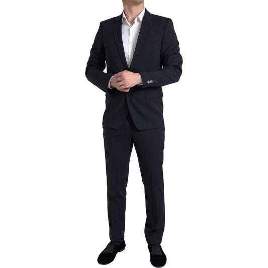 Dolce & Gabbana Sleek Dark Blue Martini Slim Fit Suit Dolce & Gabbana