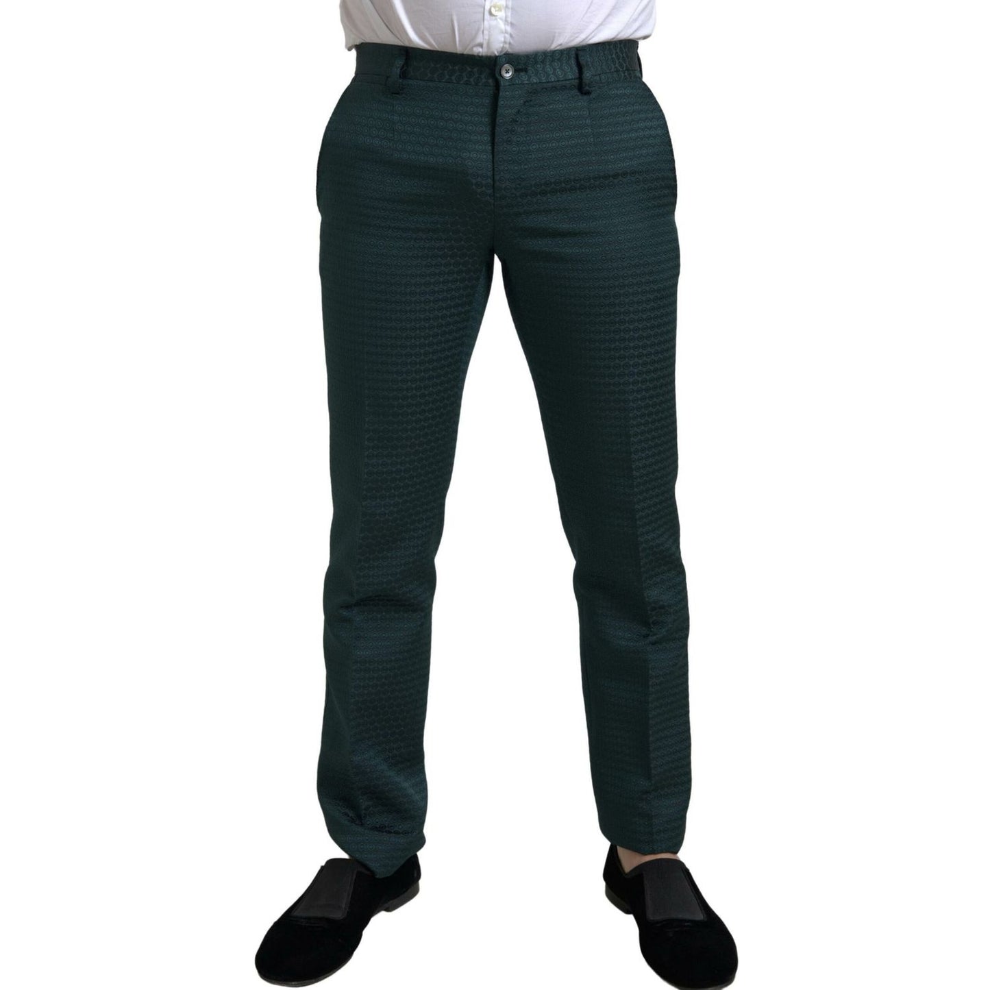 Dolce & Gabbana Green 3 Piece Single Breasted MARTINI Suit 1728,25% Polyester,29% Silk,67345645728,Clothing,Dolce & Gabbana,Green,IT44 | XS,Material: 46% Cotton,Men,Men - Clothing,New with tags,Suits & Blazers - Clothing,Suits - Men - Clothing,Three-Piece