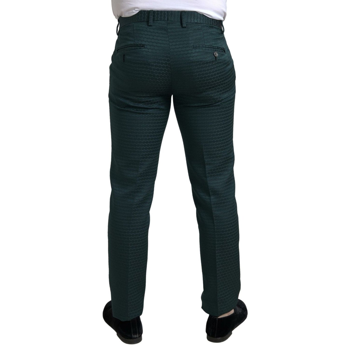 Dolce & Gabbana Green 3 Piece Single Breasted MARTINI Suit 1728,25% Polyester,29% Silk,67345645728,Clothing,Dolce & Gabbana,Green,IT44 | XS,Material: 46% Cotton,Men,Men - Clothing,New with tags,Suits & Blazers - Clothing,Suits - Men - Clothing,Three-Piece