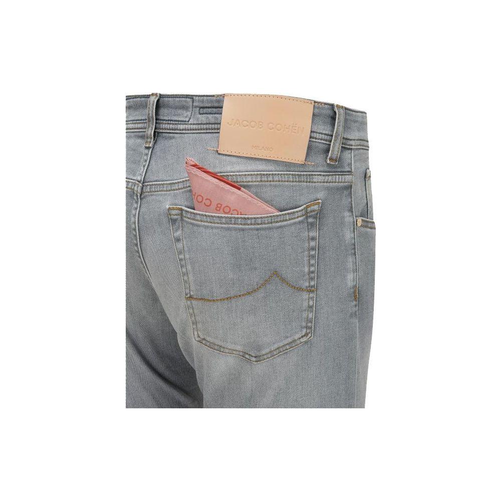 Jacob Cohen Sleek Slim Fit Grey Denim Jacob Cohen