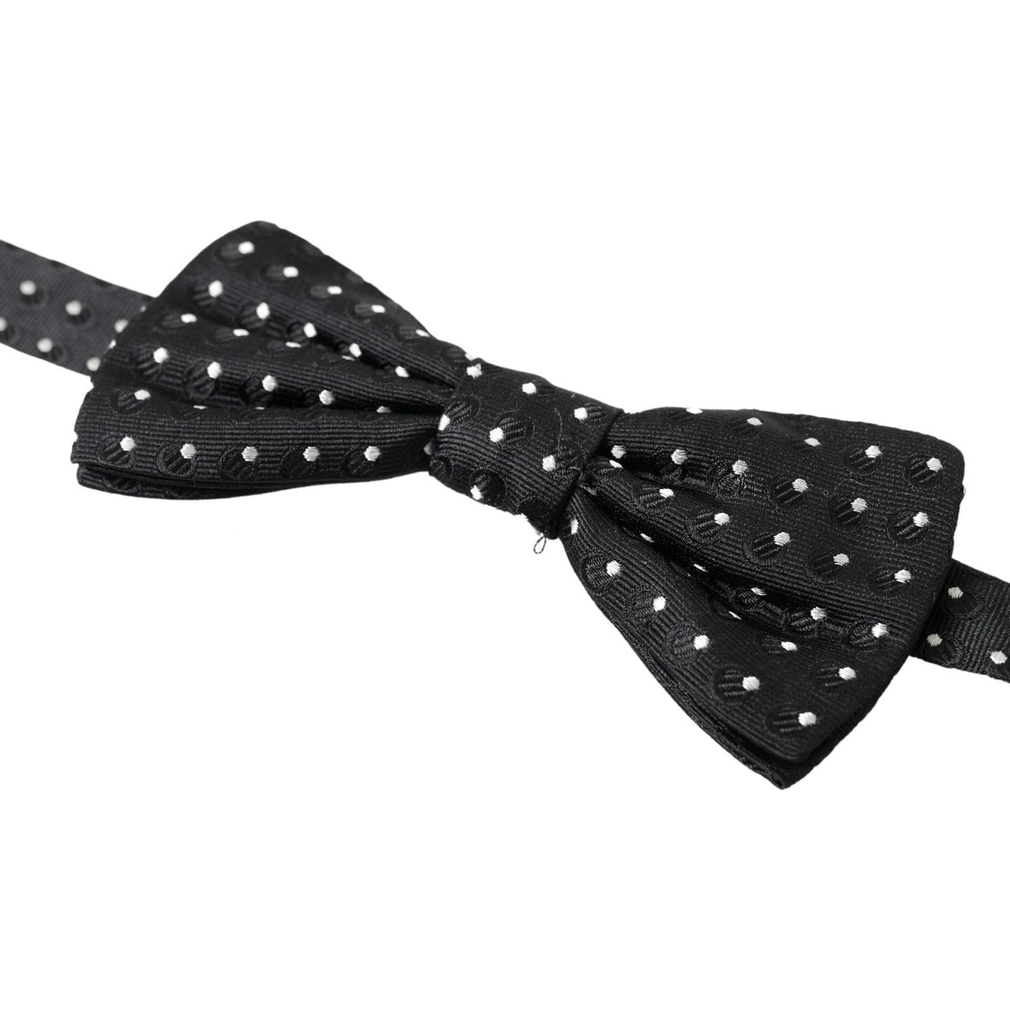 Dolce & Gabbana Elegant Black Silk Bow Tie Dolce & Gabbana