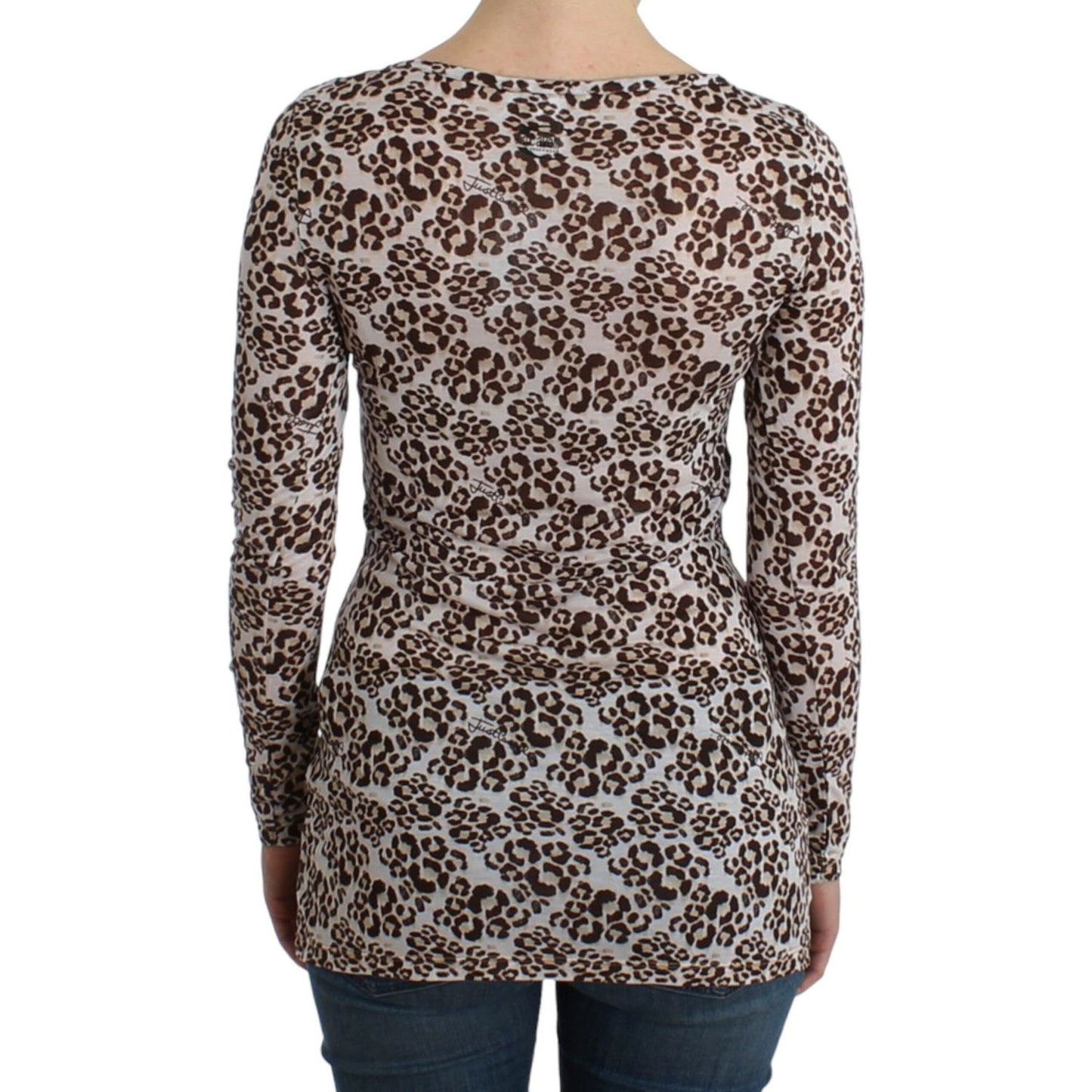 Cavalli Elegant Floral Lace Longsleeve Top Cavalli