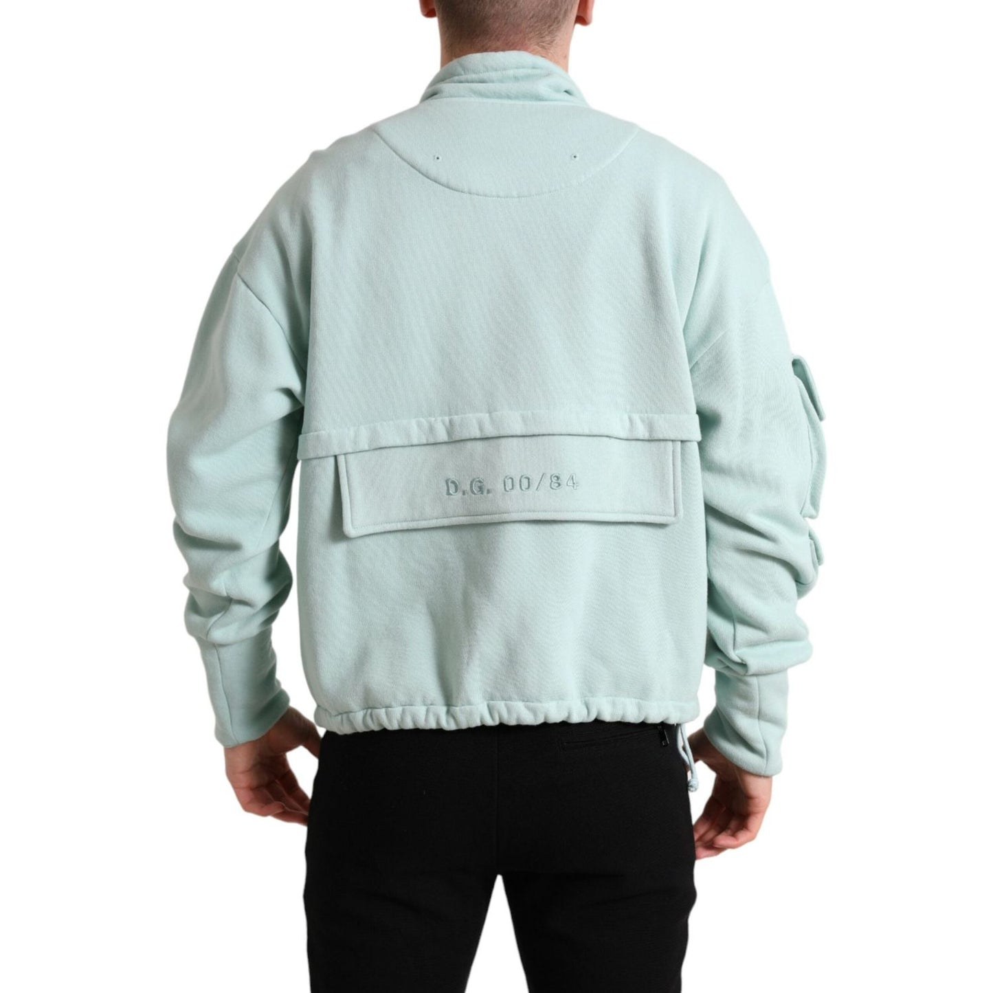 Dolce & Gabbana Chic Mint Green Pullover Sweater Dolce & Gabbana