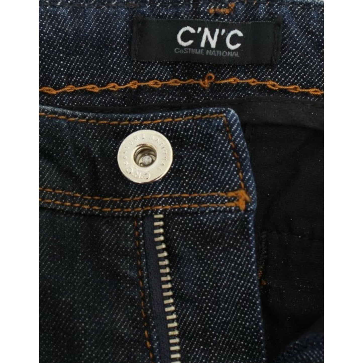 Costume National Blue Slim Fit Jeans 1% elastan,1728,67345645728,Blue,Clothing,Costume National,Jeans & Pants - Women - Clothing,Jeans Denim - Clothing,Material: 99% cotton,New with tags,Slim Fit Jeans - Jeans Denim - Clothing,W25,W26,Women,Women - Clothi