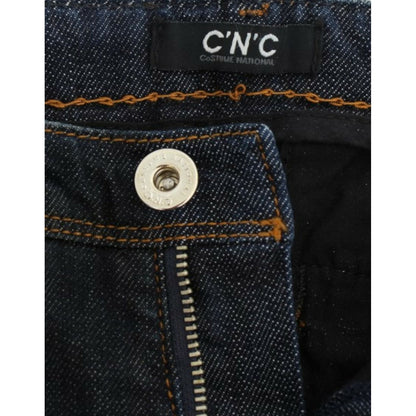 Costume National Blue Slim Fit Jeans 1% elastan,1728,67345645728,Blue,Clothing,Costume National,Jeans & Pants - Women - Clothing,Jeans Denim - Clothing,Material: 99% cotton,New with tags,Slim Fit Jeans - Jeans Denim - Clothing,W25,W26,Women,Women - Clothi