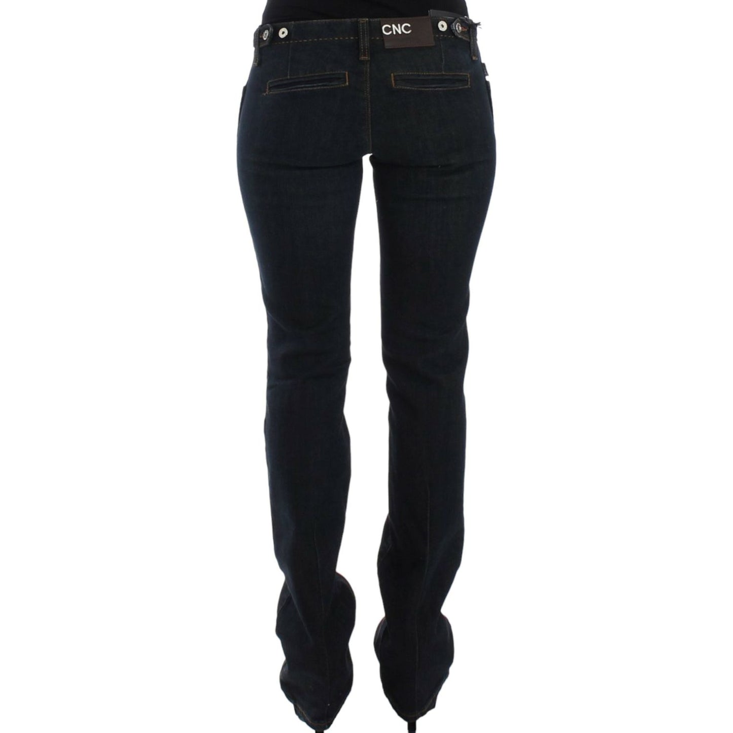 Costume National Blue Slim Fit Jeans 1% elastan,1728,67345645728,Blue,Clothing,Costume National,Jeans & Pants - Women - Clothing,Jeans Denim - Clothing,Material: 99% cotton,New with tags,Slim Fit Jeans - Jeans Denim - Clothing,W25,W26,Women,Women - Clothi