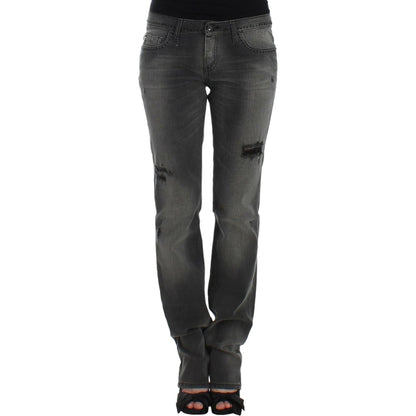 Costume National Gray straight leg jeans 1728,2% elastan,67345645728,Clothing,Costume National,Gray,Jeans & Pants - Women - Clothing,Jeans Denim - Clothing,Material: 98% cotton,New with tags,Straight-Leg Jeans - Jeans Denim - Clothing,W24,W25,W26,W27,W28,