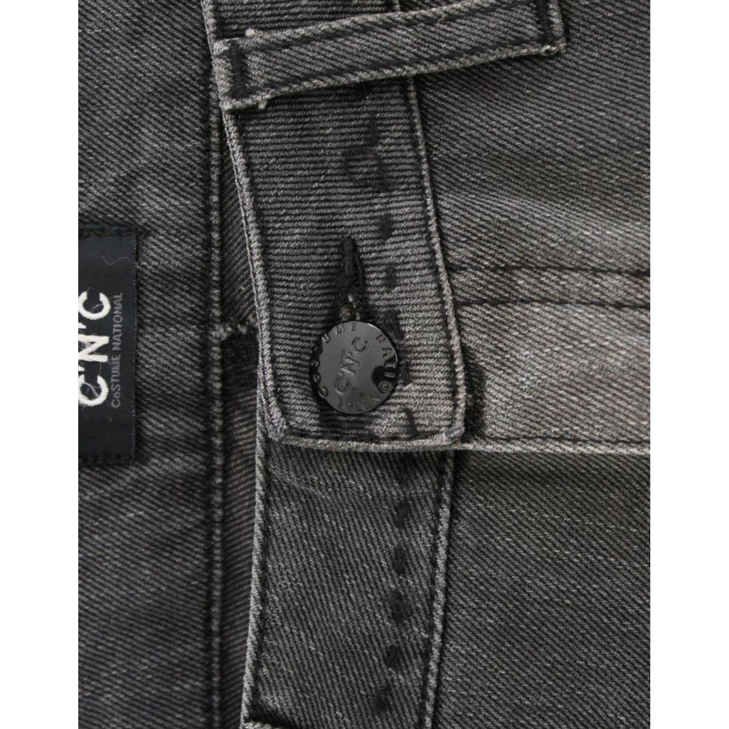 Costume National Gray straight leg jeans 1728,2% elastan,67345645728,Clothing,Costume National,Gray,Jeans & Pants - Women - Clothing,Jeans Denim - Clothing,Material: 98% cotton,New with tags,Straight-Leg Jeans - Jeans Denim - Clothing,W24,W25,W26,W27,W28,
