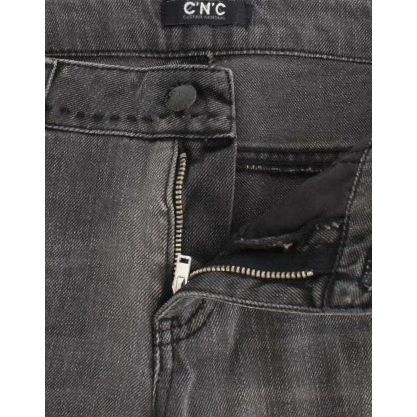Costume National Gray straight leg jeans 1728,2% elastan,67345645728,Clothing,Costume National,Gray,Jeans & Pants - Women - Clothing,Jeans Denim - Clothing,Material: 98% cotton,New with tags,Straight-Leg Jeans - Jeans Denim - Clothing,W24,W25,W26,W27,W28,