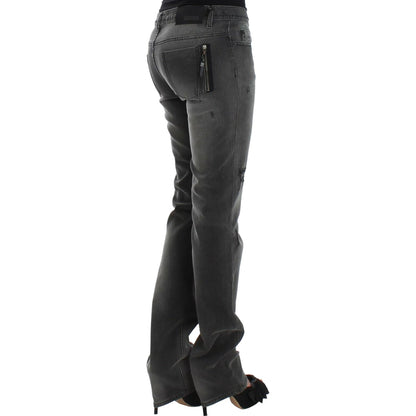 Costume National Gray straight leg jeans 1728,2% elastan,67345645728,Clothing,Costume National,Gray,Jeans & Pants - Women - Clothing,Jeans Denim - Clothing,Material: 98% cotton,New with tags,Straight-Leg Jeans - Jeans Denim - Clothing,W24,W25,W26,W27,W28,