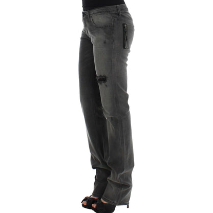 Costume National Gray straight leg jeans 1728,2% elastan,67345645728,Clothing,Costume National,Gray,Jeans & Pants - Women - Clothing,Jeans Denim - Clothing,Material: 98% cotton,New with tags,Straight-Leg Jeans - Jeans Denim - Clothing,W24,W25,W26,W27,W28,