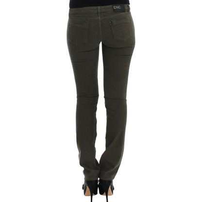 Costume National Green slim leg jeans 1728,3% elastan,67345645728,Clothing,Costume National,Green,Jeans & Pants - Women - Clothing,Jeans Denim - Clothing,Material: 97% cotton,New with tags,Slim Fit Jeans - Jeans Denim - Clothing,W26,Women,Women - Clothing
