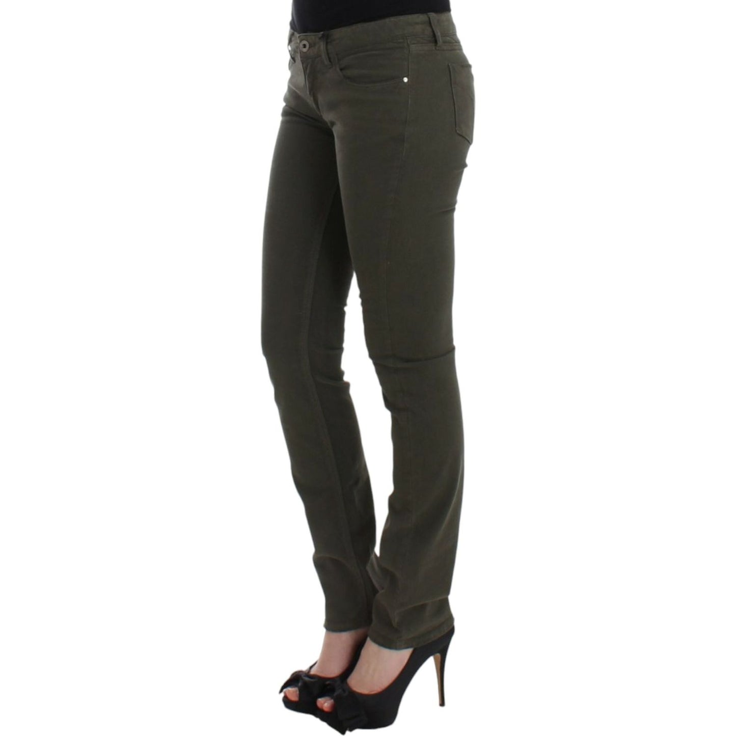 Costume National Green slim leg jeans 1728,3% elastan,67345645728,Clothing,Costume National,Green,Jeans & Pants - Women - Clothing,Jeans Denim - Clothing,Material: 97% cotton,New with tags,Slim Fit Jeans - Jeans Denim - Clothing,W26,Women,Women - Clothing