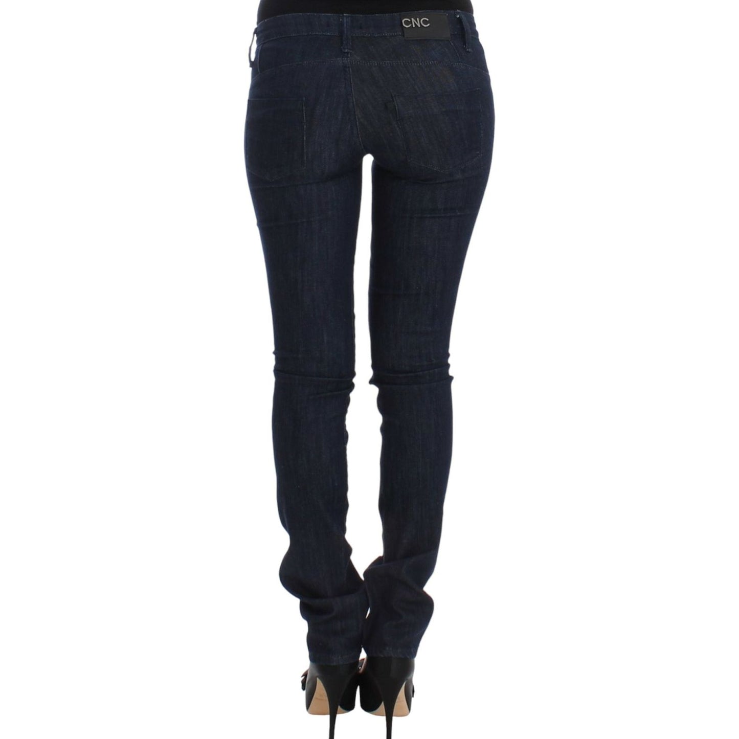 Costume National Chic Dark Blue Skinny Leg Jeans Costume National