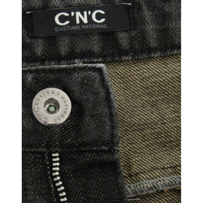 Costume National Gray distressed jeans 1728,67345645728,Clothing,Costume National,Gray,Jeans & Pants - Women - Clothing,Jeans Denim - Clothing,Material: 100% cotton,New with tags,Straight-Leg Jeans - Jeans Denim - Clothing,W26,Women,Women - Clothing