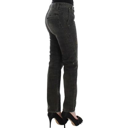 Costume National Gray distressed jeans 1728,67345645728,Clothing,Costume National,Gray,Jeans & Pants - Women - Clothing,Jeans Denim - Clothing,Material: 100% cotton,New with tags,Straight-Leg Jeans - Jeans Denim - Clothing,W26,Women,Women - Clothing