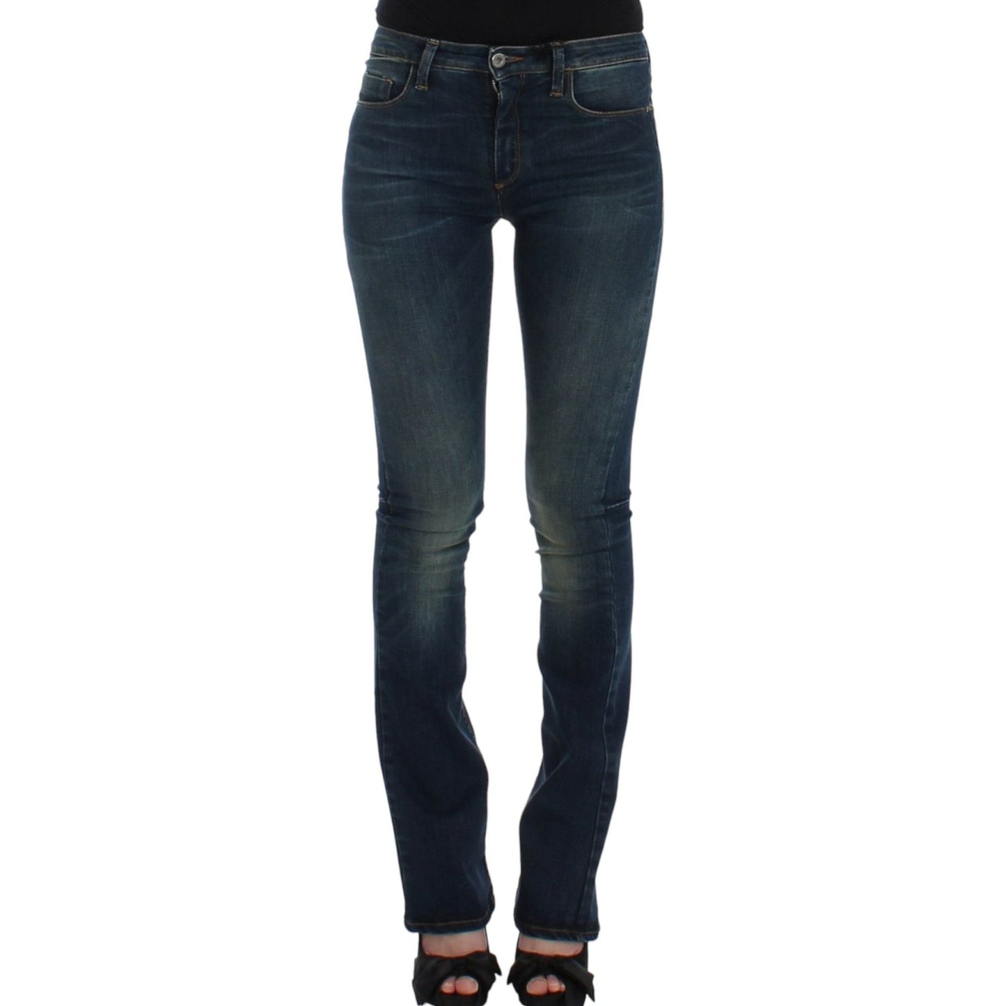 Costume National Blue straight leg jeans 1728,3% elastan,6% polyester,67345645728,Blue,Clothing,Costume National,Jeans & Pants - Women - Clothing,Jeans Denim - Clothing,Material: 91% cotton,New with tags,Straight-Leg Jeans - Jeans Denim - Clothing,W26,Wom