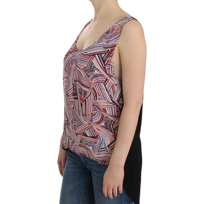 Costume National Multicolor sleeveless top 1728,67345645728,Clothing,Costume National,M,Material: 100% Polyester,Multicolor,New with tags,S,Sleeveless - T-Shirts - Clothing,T-Shirts - Clothing,Tops & T-Shirts - Women - Clothing,Women,Women - Clothing