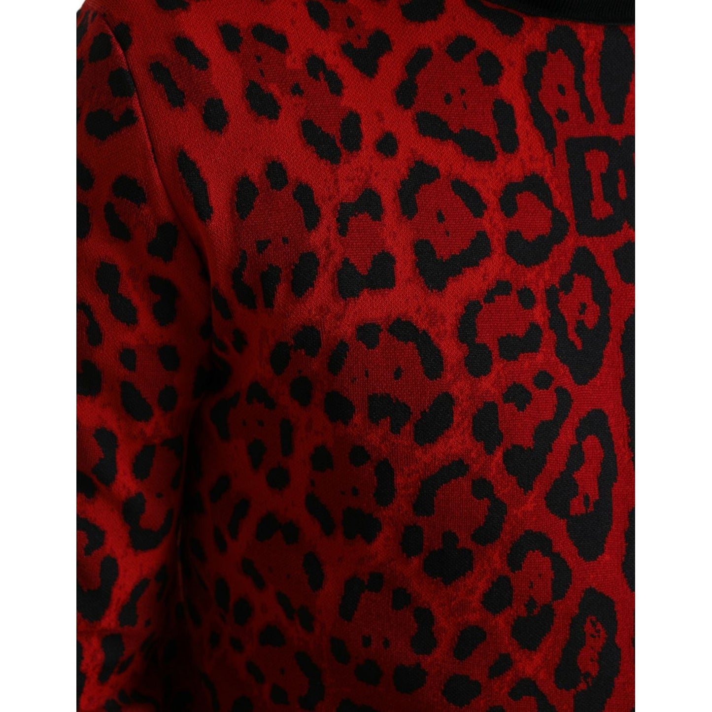 Dolce & Gabbana Elegant Leopard Turtleneck Sweater Dolce & Gabbana