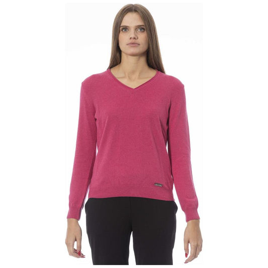 Baldinini Trend Fuchsia Cashmere Women Sweater Baldinini Trend