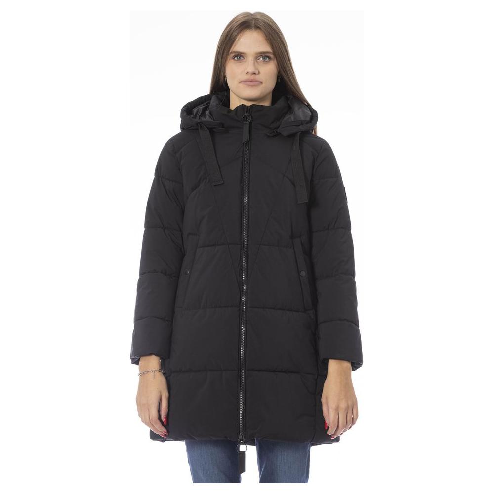 Baldinini Trend Black Polyester Women Jacket