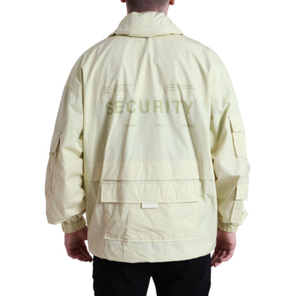 Dolce & Gabbana Yellow Nylon Collared Full Zip Parka Jacket 1728,67345645728,Clothing,Dolce & Gabbana,IT50 | L,Jackets & Coats - Clothing,Jackets - Men - Clothing,Material: 58% Nylon 42% Polyester,Men,Men - Clothing,New with tags,Parkas - Jackets & Coats