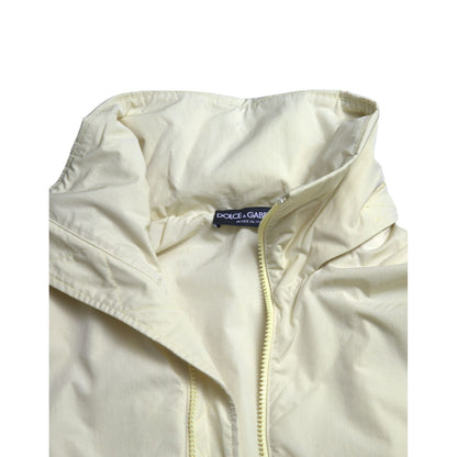 Dolce & Gabbana Yellow Nylon Collared Full Zip Parka Jacket 1728,67345645728,Clothing,Dolce & Gabbana,IT50 | L,Jackets & Coats - Clothing,Jackets - Men - Clothing,Material: 58% Nylon 42% Polyester,Men,Men - Clothing,New with tags,Parkas - Jackets & Coats