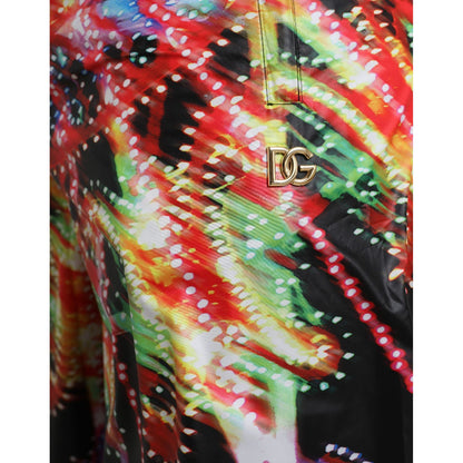 Dolce & Gabbana Multicolor Luminarie Print Men Bermuda Shorts 1728,67345645728,Bermuda - Shorts - Clothing,Clothing,Dolce & Gabbana,IT44 | XS,IT46 | S,IT52 | XL,Material: 100% Polyester,Men,Men - Clothing,Multicolor,New with tags,Shorts - Clothing,Shorts