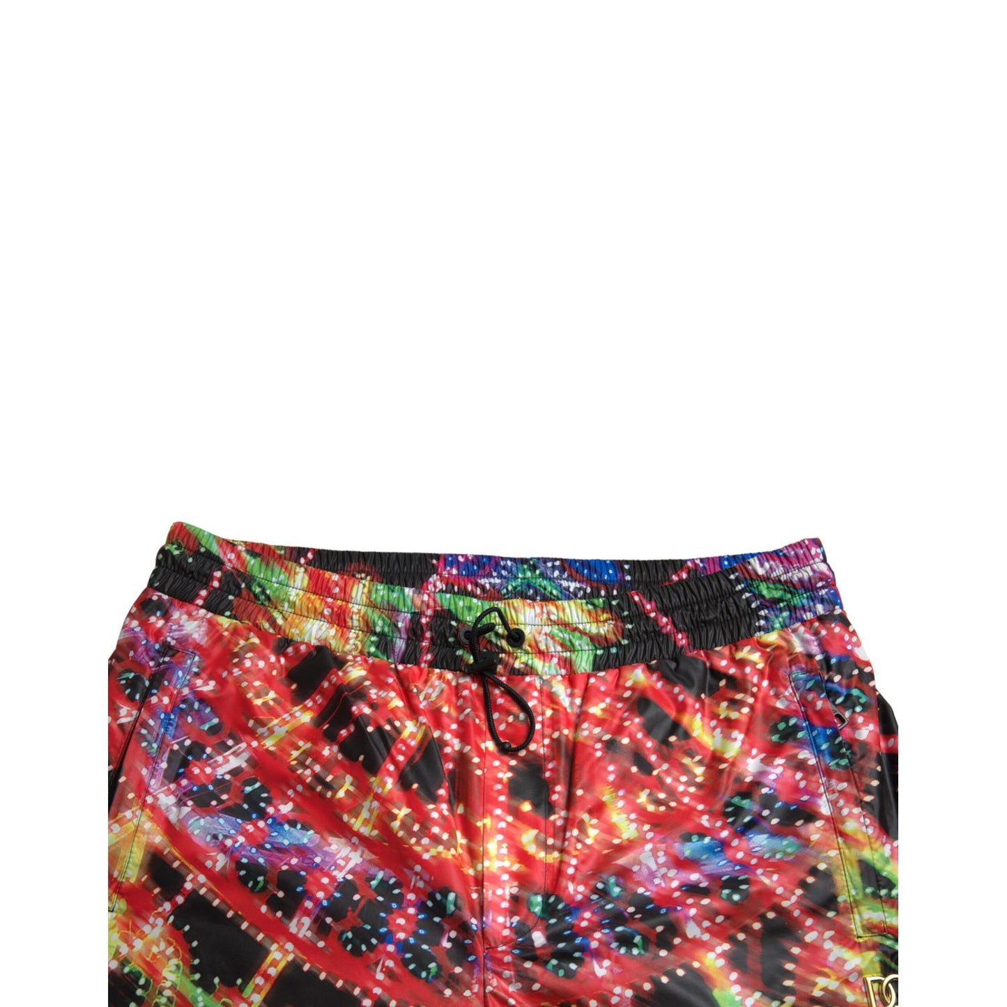 Dolce & Gabbana Multicolor Luminarie Print Men Bermuda Shorts 1728,67345645728,Bermuda - Shorts - Clothing,Clothing,Dolce & Gabbana,IT44 | XS,IT46 | S,IT52 | XL,Material: 100% Polyester,Men,Men - Clothing,Multicolor,New with tags,Shorts - Clothing,Shorts